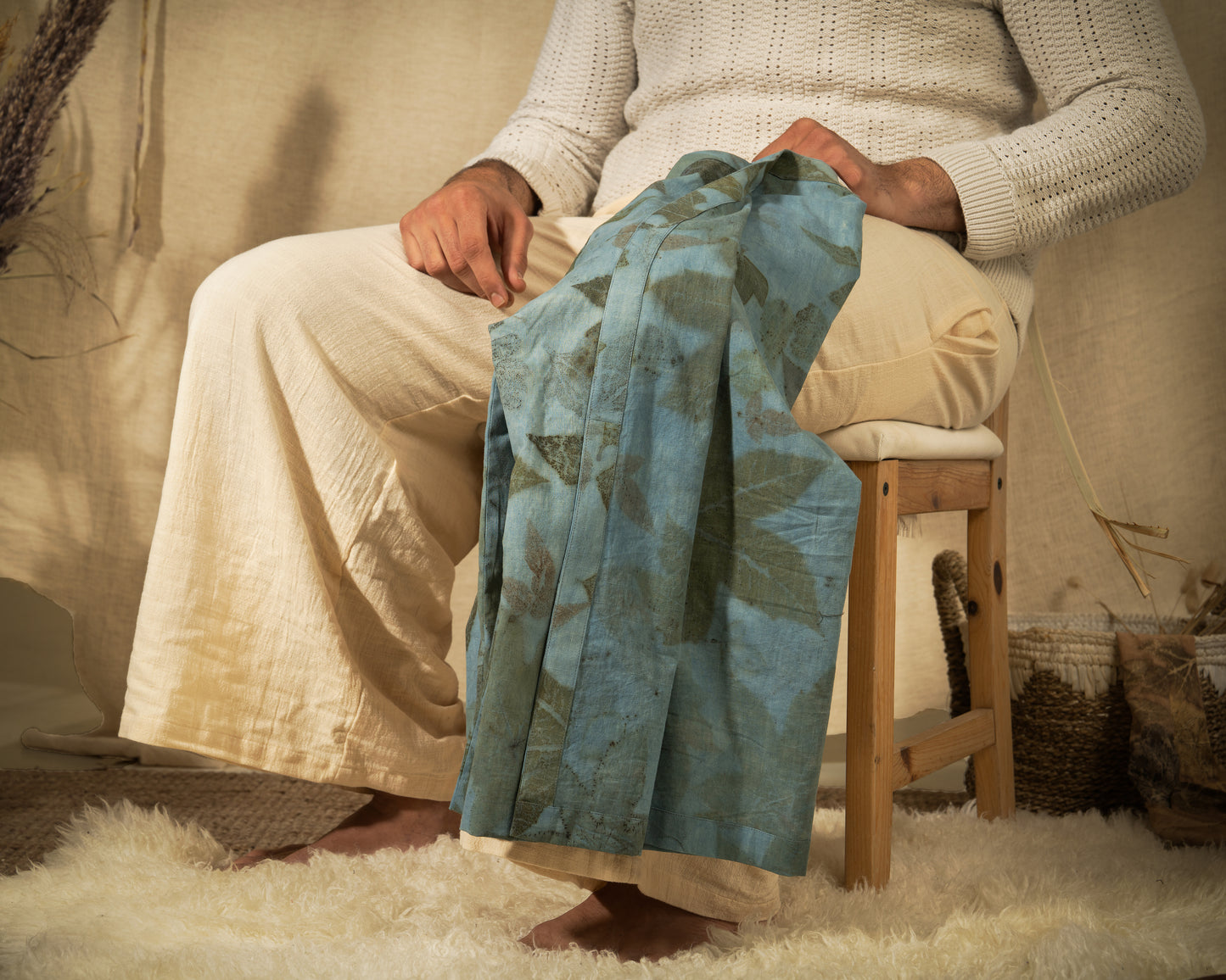 Eco Print Kimono BE03