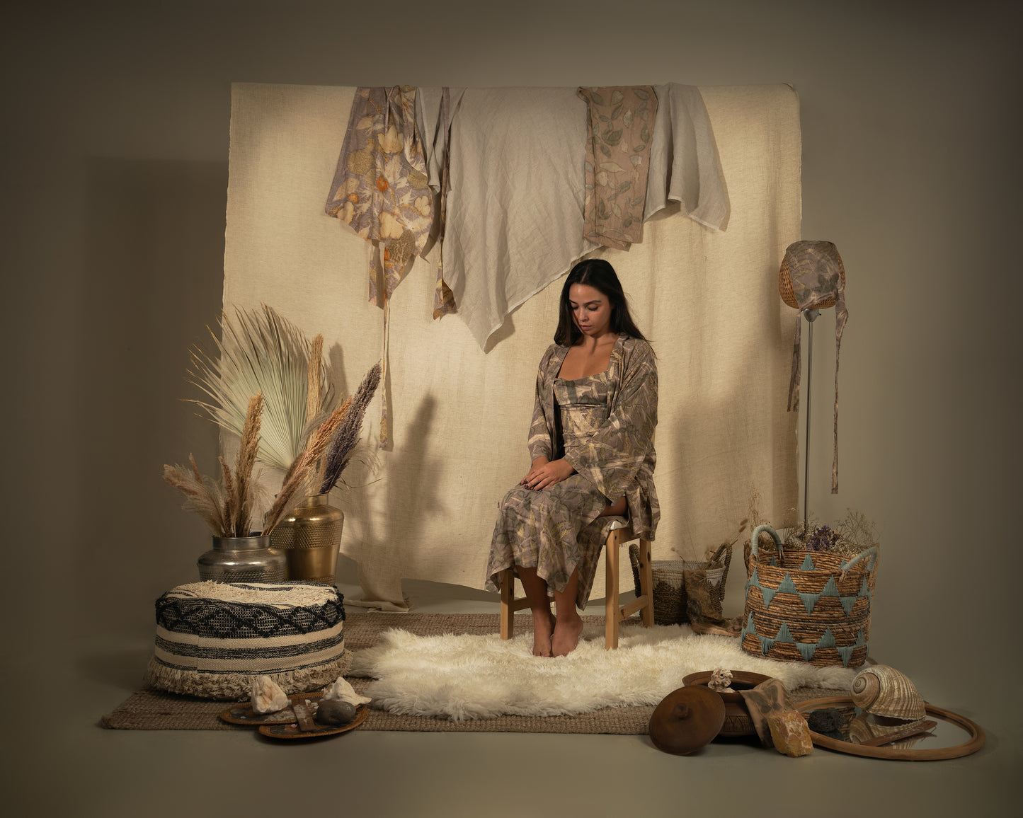 Eco Print Kimono PE02