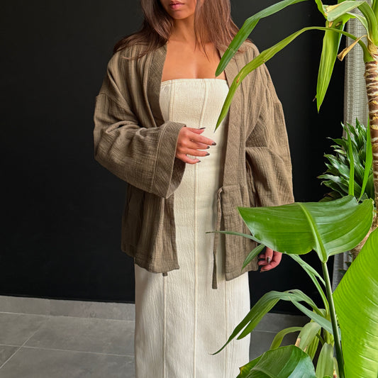 Short Cotton Kimono